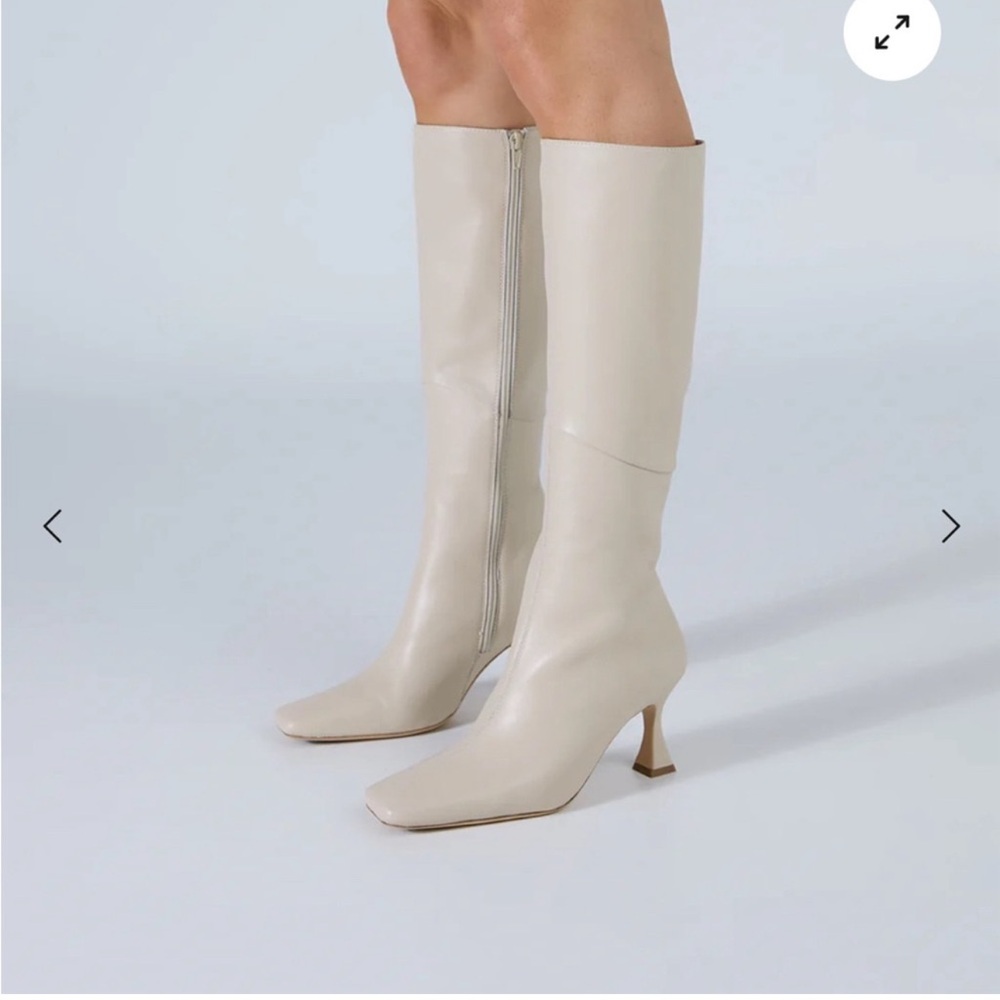 Tony Bianco Fantasy Boot Vanilla Nappa